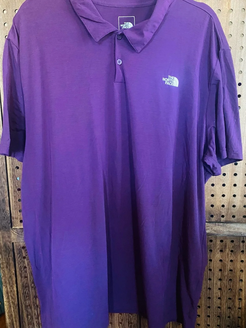 The North Face Men’s Deep Purple Short-Sleeve Polo Size XXL Pre- Owner